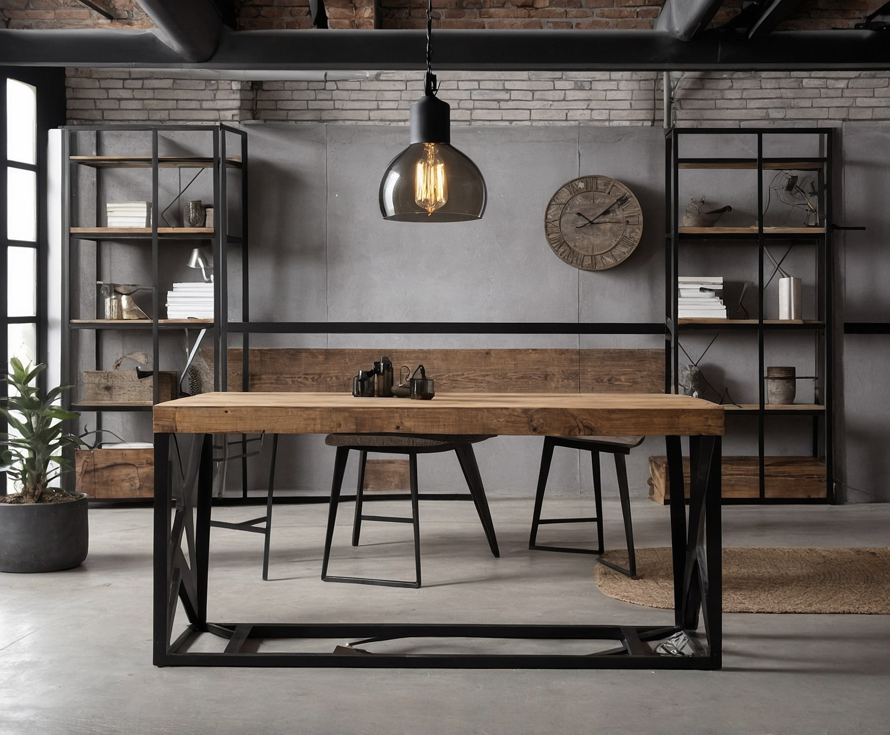 Diseño industrial con muebles artesanales